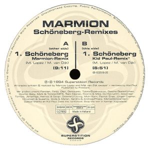 Das Label der Maxi-Single vom Schoeneberg-Remix 1994