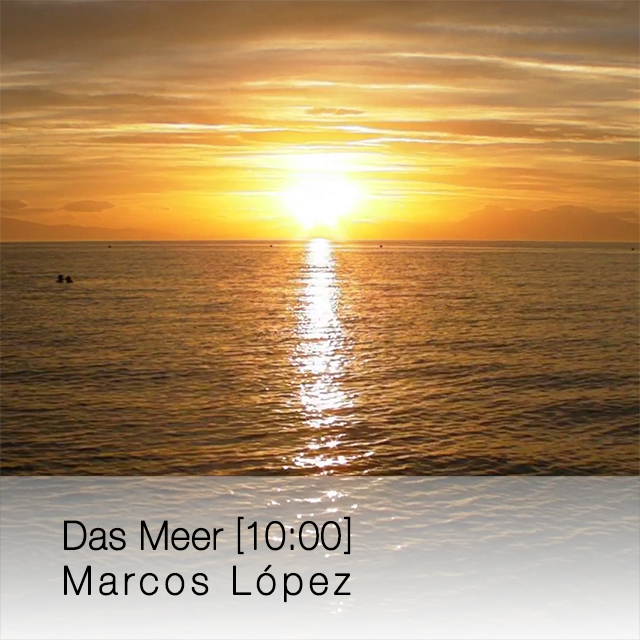 Cover - Das Meer © Marcos Lopez
