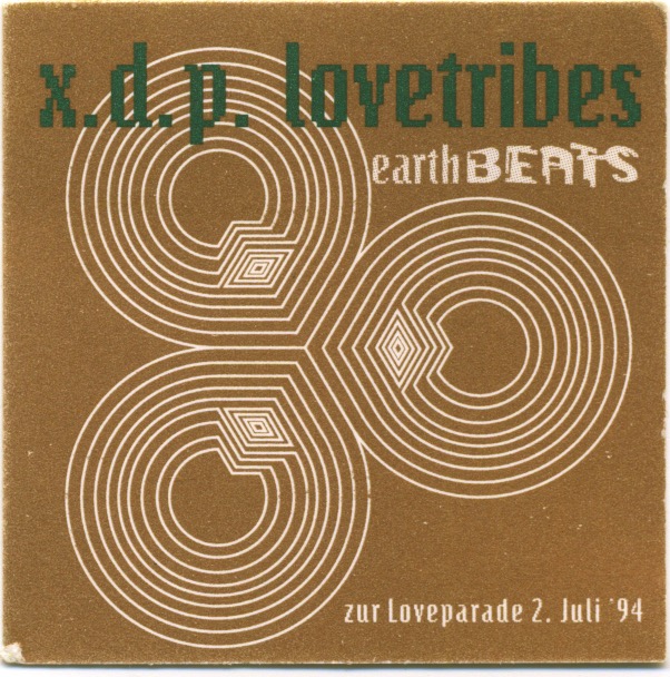 Eine Party zur Loveparade 1994: Lovetribes, Earth Beats.